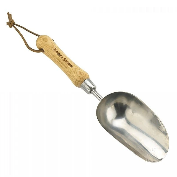 Kent & Stowe Stainless Steel Hand Potting Scoop 1 Kent & Stowe Stainless Steel Hand Potting Scoop