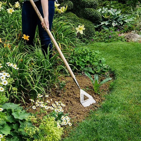 Kent & Stowe Stainless Steel Long Handled Dutch Hoe 3 Kent & Stowe Stainless Steel Long Handled Dutch Hoe - Image 3