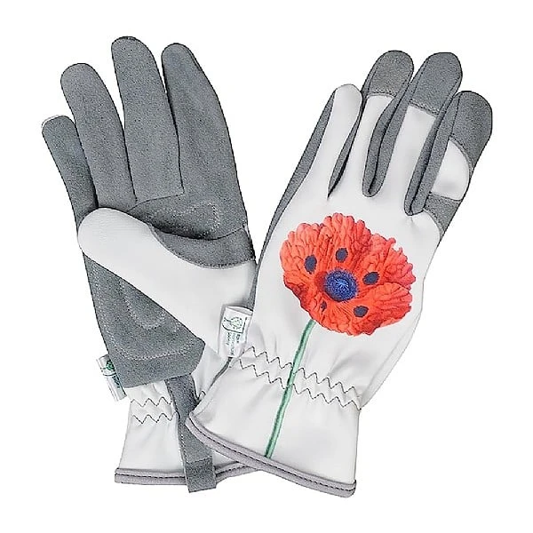 Gold Leaf RHS Collection Chelsea Poppy Gloves 1 Gold Leaf RHS Collection Chelsea Poppy Gloves