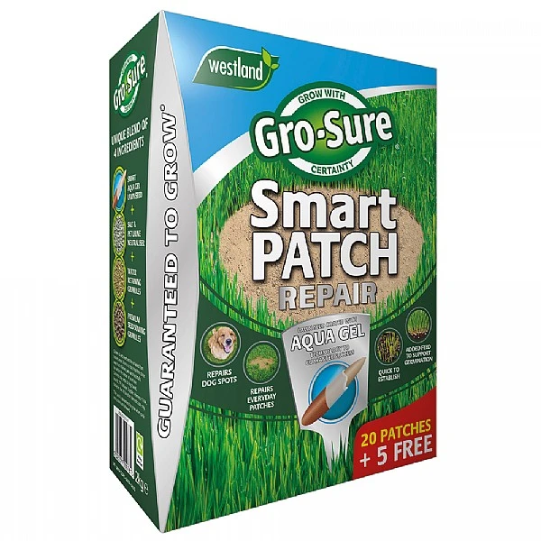 Westland Gro-Sure Smart Patch Repair Spreader Box - 20 Patches + 5 Free 1 Westland Gro-Sure Smart Patch Repair Spreader Box - 20 Patches + 5 Free
