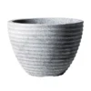 Stewart Garden 37cm Low Honey Pot Planter - Alpine Grey