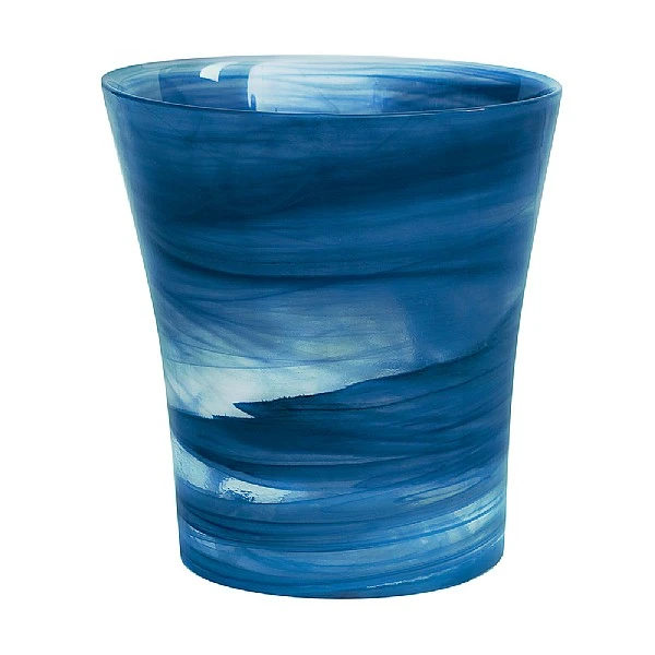 Ivyline Flared Orchid Pot Cover Navy 14cm 1 Ivyline Flared Orchid Pot Cover Navy 14cm