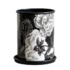 Kew Eclectic Orangery Noir Planter With Saucer 13cm