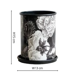 Kew Eclectic Orangery Noir Planter With Saucer 13cm 7 Kew Eclectic Orangery Noir Planter With Saucer 13cm -Elho || Westland || KOOPMAN Sales 1227769 3
