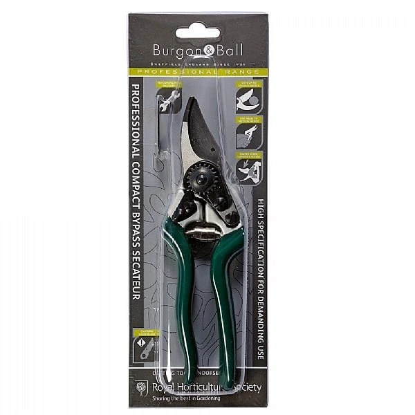 Burgon & Ball RHS Professional Compact Bypass Secateur 2 Burgon & Ball RHS Professional Compact Bypass Secateur - Image 2