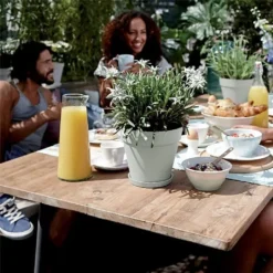 Elho Loft Urban Round Planter 30cm Warm Grey