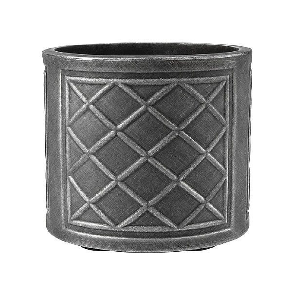 Stewart Garden 44cm Lead Effect Round Planter - Pewter 2 Stewart Garden 44cm Lead Effect Round Planter - Pewter - Image 2