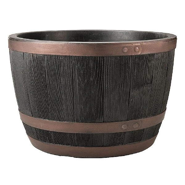 Blenheim Half Barrel Planter 61cm Copper 2 Blenheim Half Barrel Planter 61cm Copper - Image 2