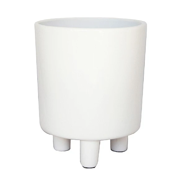 Ivyline Pisa Pot Cover White (Various Sizes) 1 Ivyline Pisa Pot Cover White (Various Sizes)