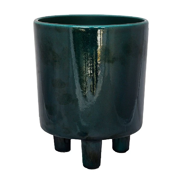Ivyline Pisa Emerald Pot Cover (Various Sizes) 1 Ivyline Pisa Emerald Pot Cover (Various Sizes)