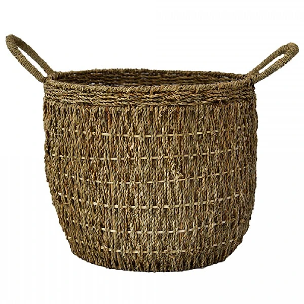 Ivyline Seagrass Natural Lined Basket (Various Sizes) 1 Ivyline Seagrass Natural Lined Basket (Various Sizes)